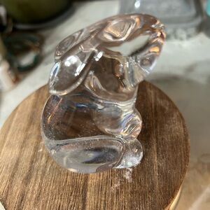 Baccarat Crystal  Bunny Figurine